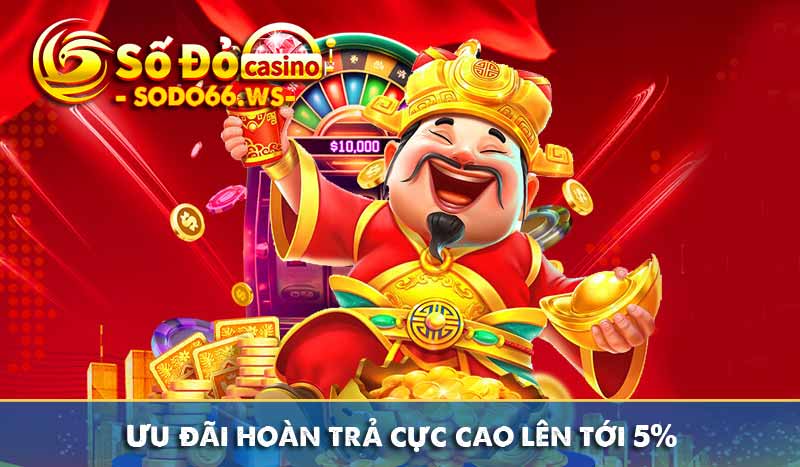 Ưu đãi hoàn trả cực cao lên tới 5%